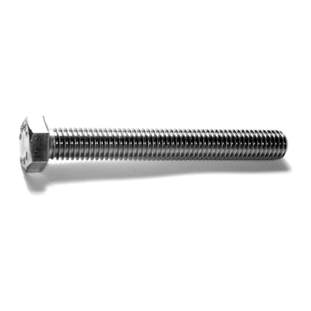 18-8, 1/2"-13 Hex Head Tap Bolt, Plain Stainless Steel, 4 in L, 3 PK